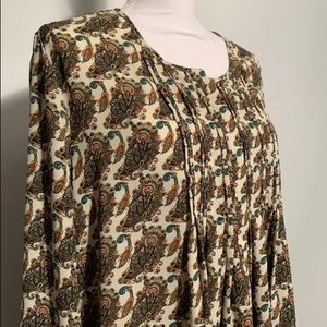 Black Rainn blouse with paisley print.